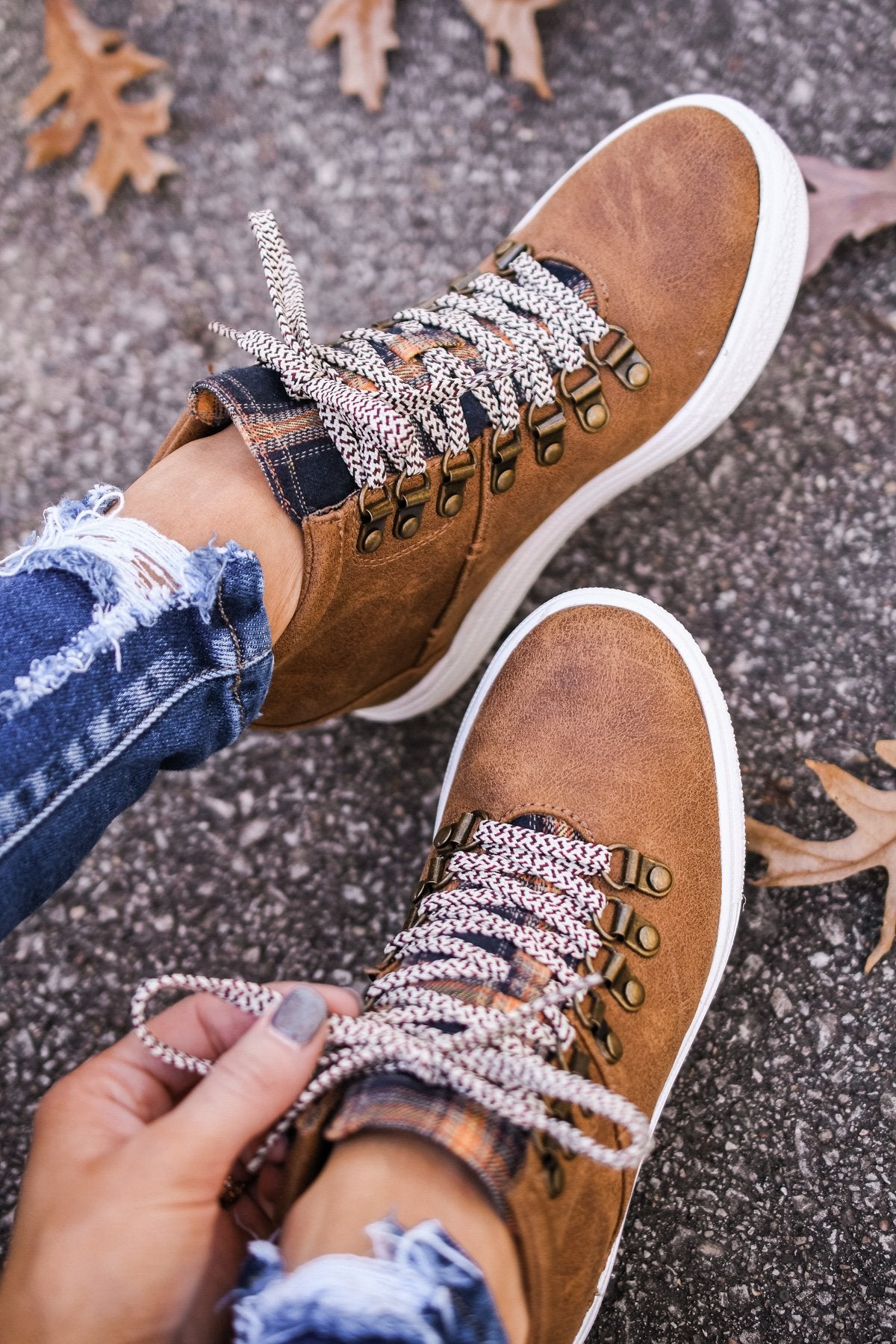 Not Rated Tibi Wedge Sneakers Tan