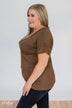 The Perfect Pocket Tee - Brown