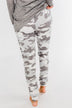 Always Cozy Camo Drawstring Joggers- Grey Camo