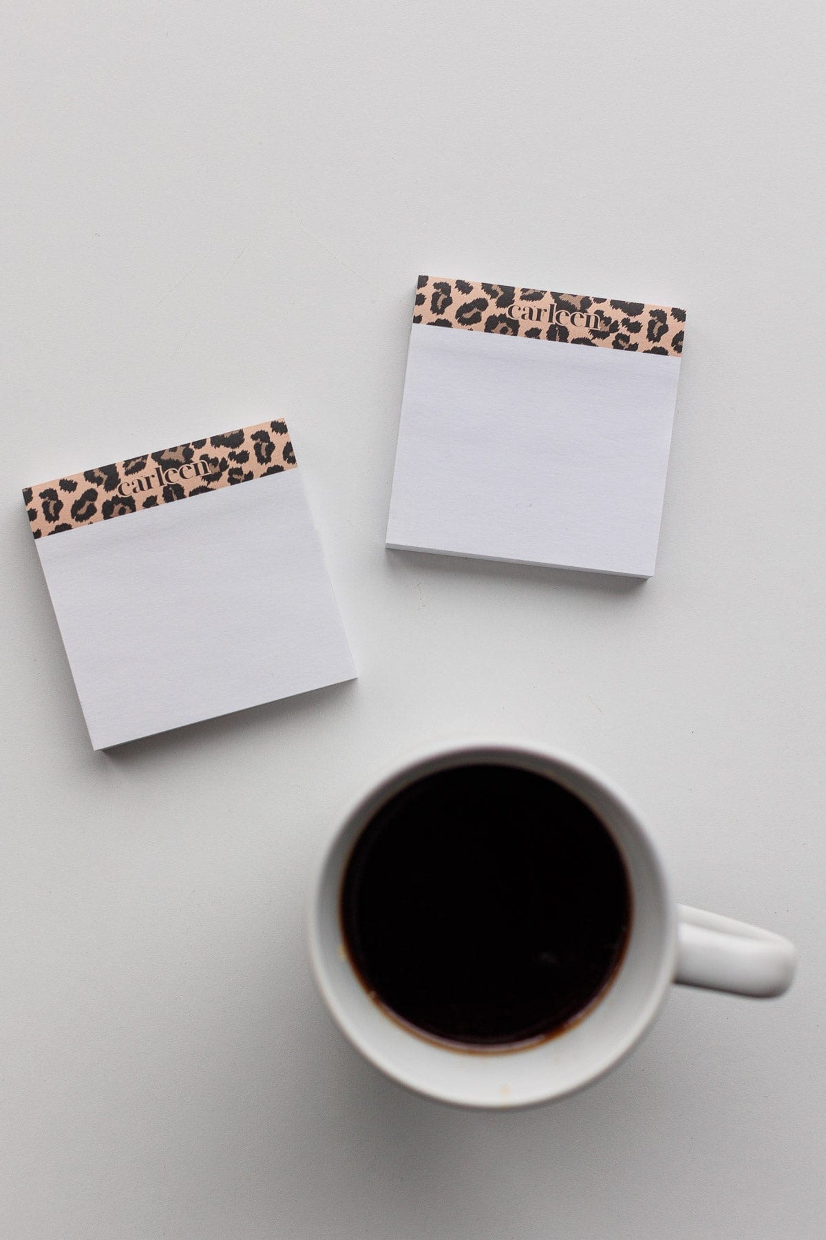 2-Pack Sticky Note Pads - Leopard Print
