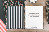 Classic Lined Journal Notebook - Floral Print
