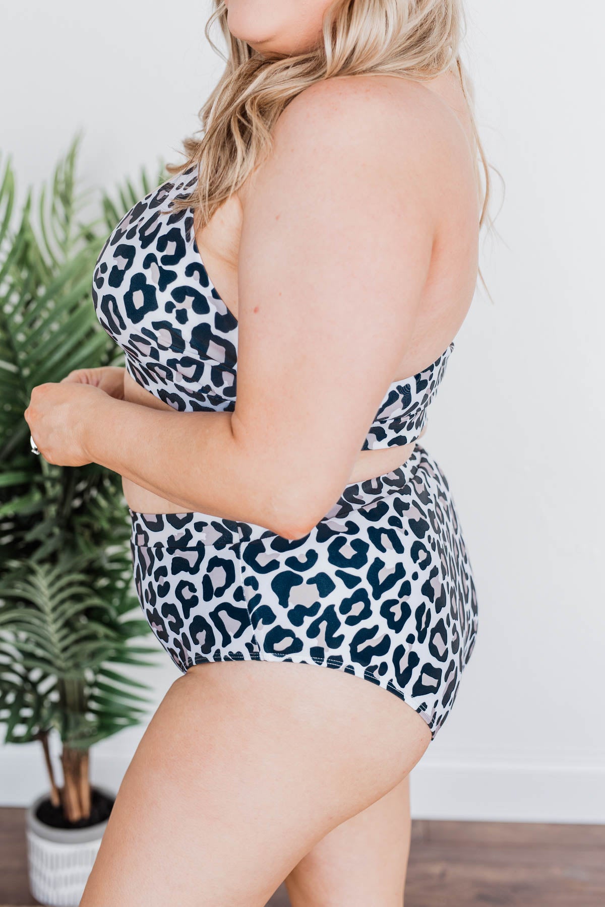 Going On A Retreat Mid-Rise Swim Bottoms- Leopard – The Pulse Boutique