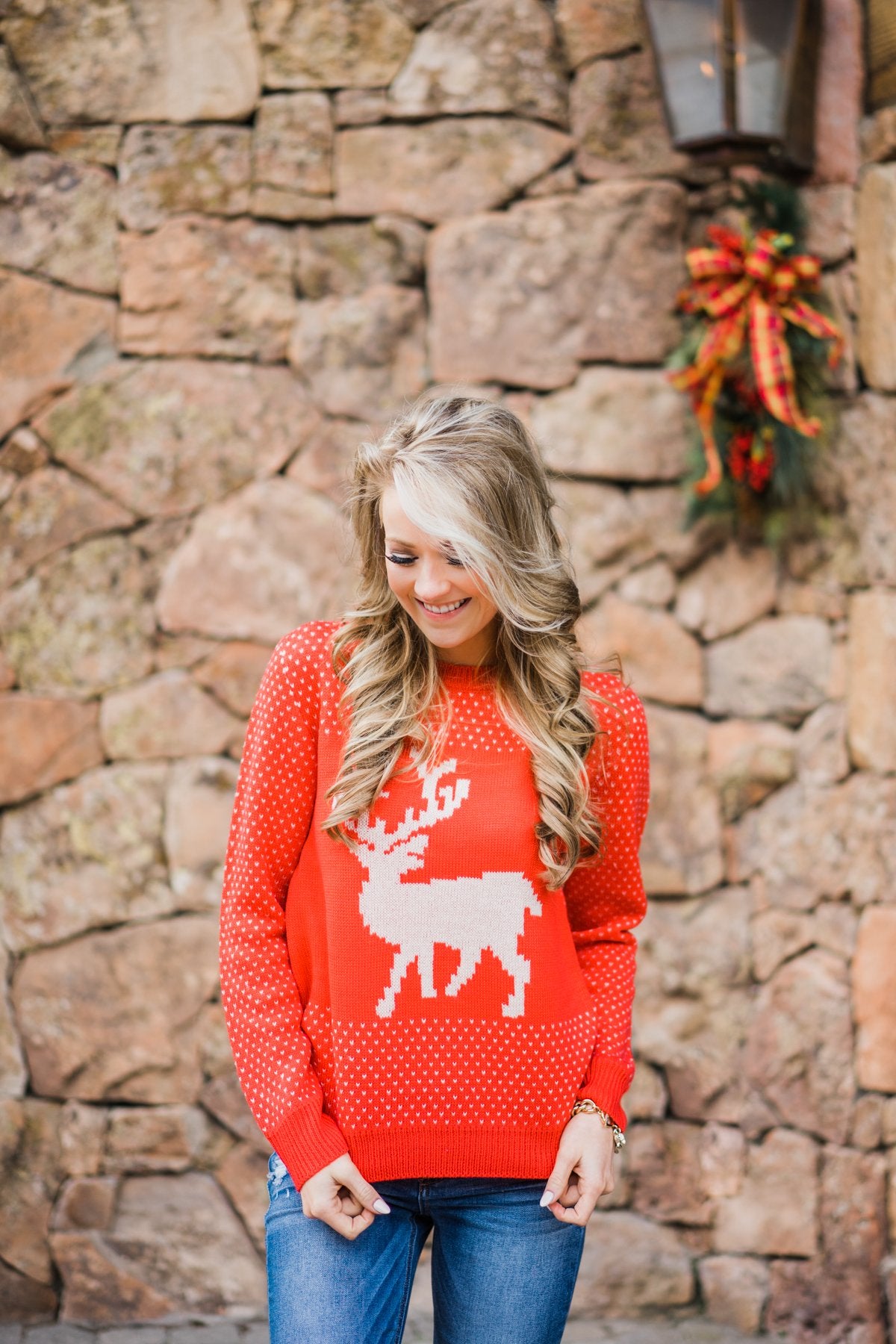 Holly Jolly Sweater ~ Red