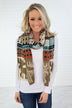 Prancing through the Snow Oblong Scarf