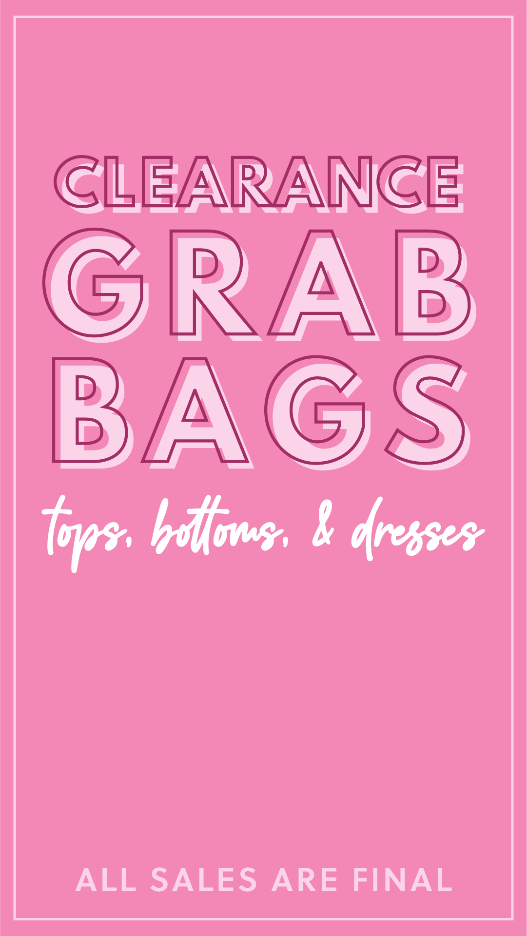 Clearance Grab Bags 3 Items The Pulse Boutique