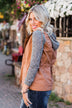 Lightweight Hooded Jacket- Camel