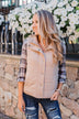 The Perfect Puffer Vest- Khaki