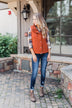 The Perfect Puffer Vest- Burnt Orange