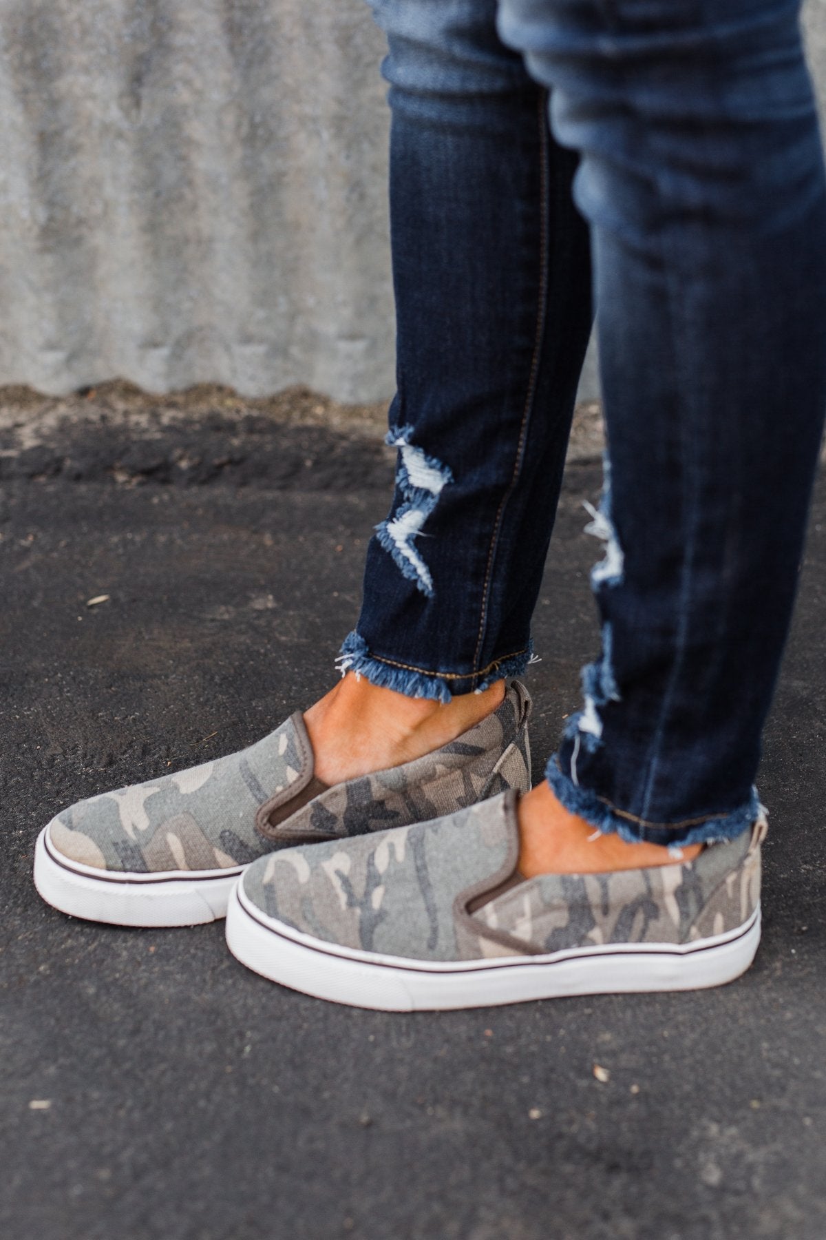 Sugar Flicker Shoes- Washed Camo