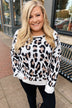 Untamed Beauty Open Back Sweater- Ivory