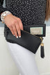 Tassel Clutch- Black