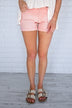 Calypso Shorts ~ Light Wash Pink
