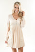 Now or Never Cream Dress