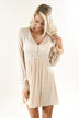 Now or Never Cream Dress