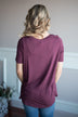 All Twisted Up Top ~ Plum