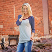 Collar Full of Color Top ~ Burgundy