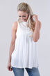 Lace Tank Top ~ Ivory