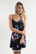 Show Me The Way Purple Floral Dress
