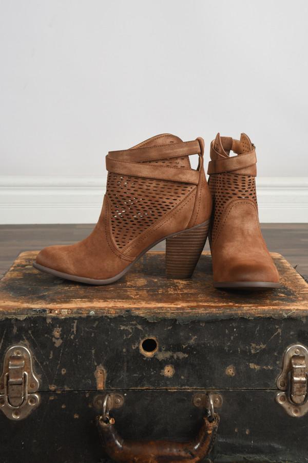 Macy Booties ~ Tan