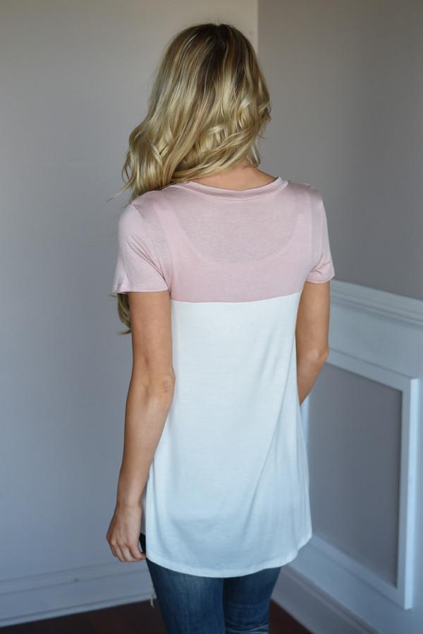 Got a Little Change in My Pocket Top ~ Light Pink