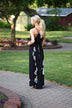 Lovestitch Floral Maxi Dress ~ Black
