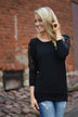America's Sweetheart Lace Top ~ Black