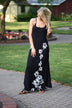 Lovestitch Floral Maxi Dress ~ Black