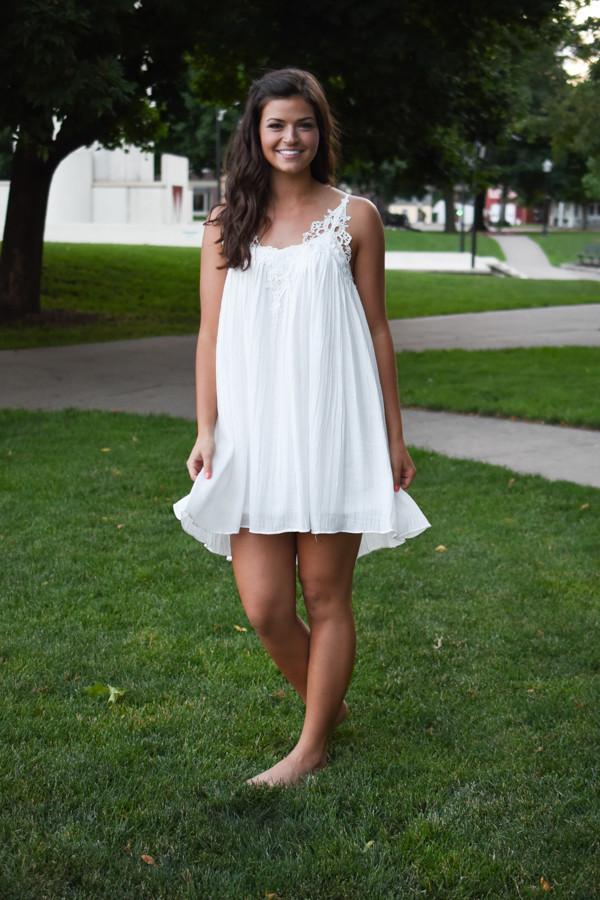 Fairy Lace Dress ~ White Fairy Lace Dress ~ White