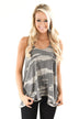 Brown & Grey Tank Top