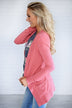 The Fundamental Cardigan ~ Deep Blush