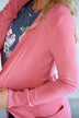 The Fundamental Cardigan ~ Deep Blush