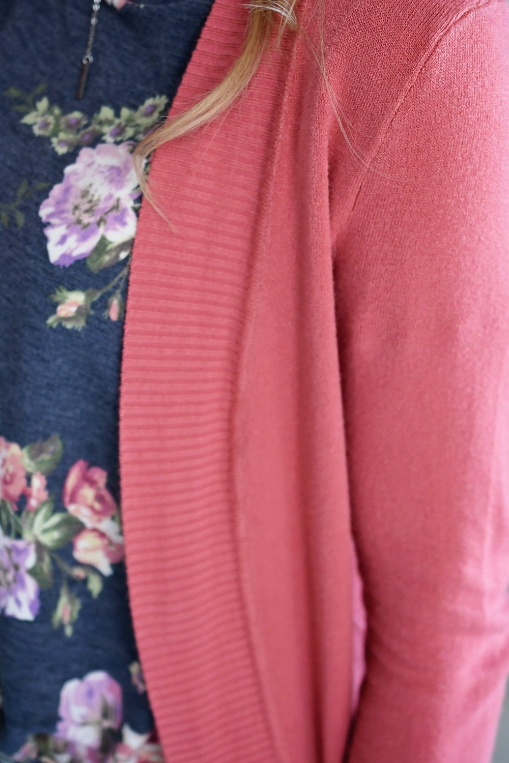 The Fundamental Cardigan ~ Deep Blush