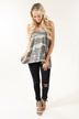 Brown & Grey Tank Top