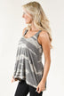 Brown & Grey Tank Top