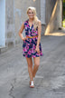 Sleeveless Floral Dress