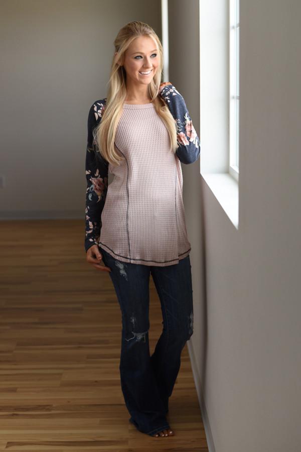 Never Restless Top ~ Mauve