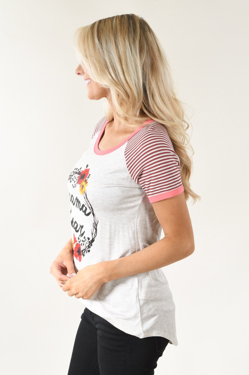 Mama Bear ~ Oatmeal Coral