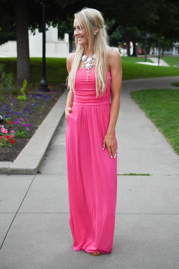 Save the Date Maxi ~ Bubblegum Pink