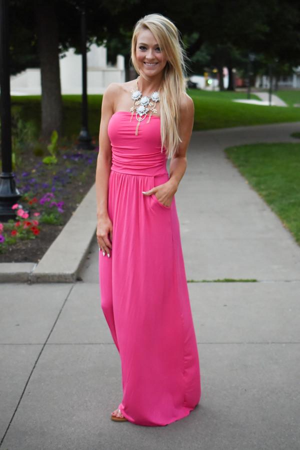 Save the Date Maxi ~ Bubblegum Pink