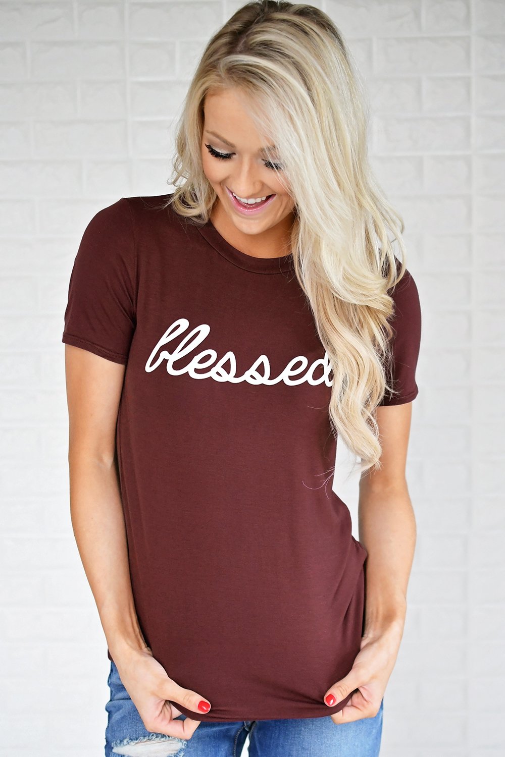 Blessed. Tee – The Pulse Boutique