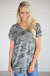 Essential Camo Pocket Top