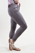 Purple Grey Moto Pants