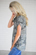 Essential Camo Pocket Top