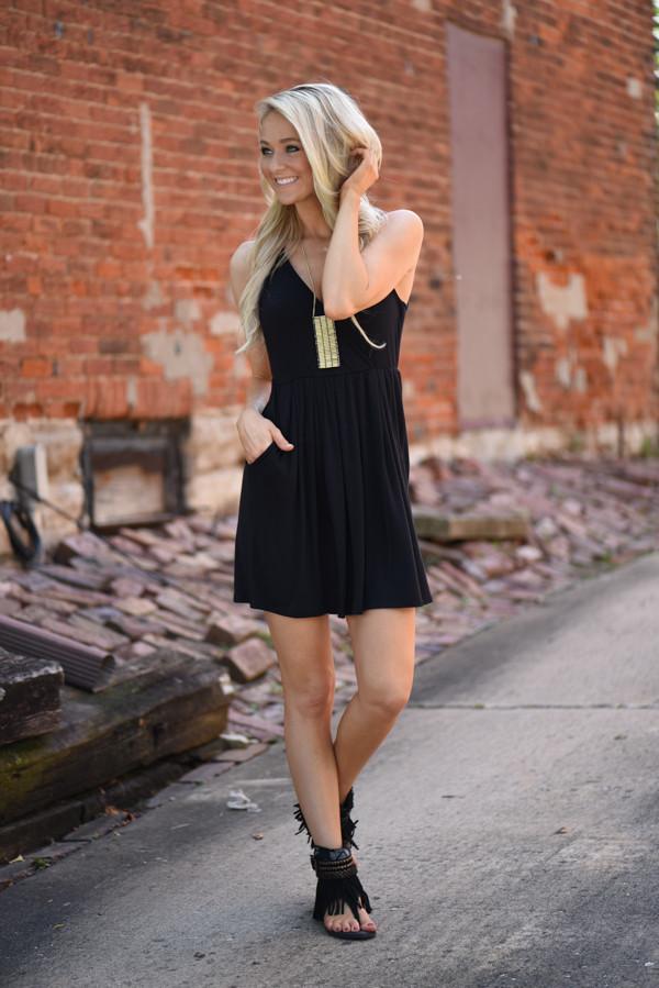 Easy Does it Black Dress