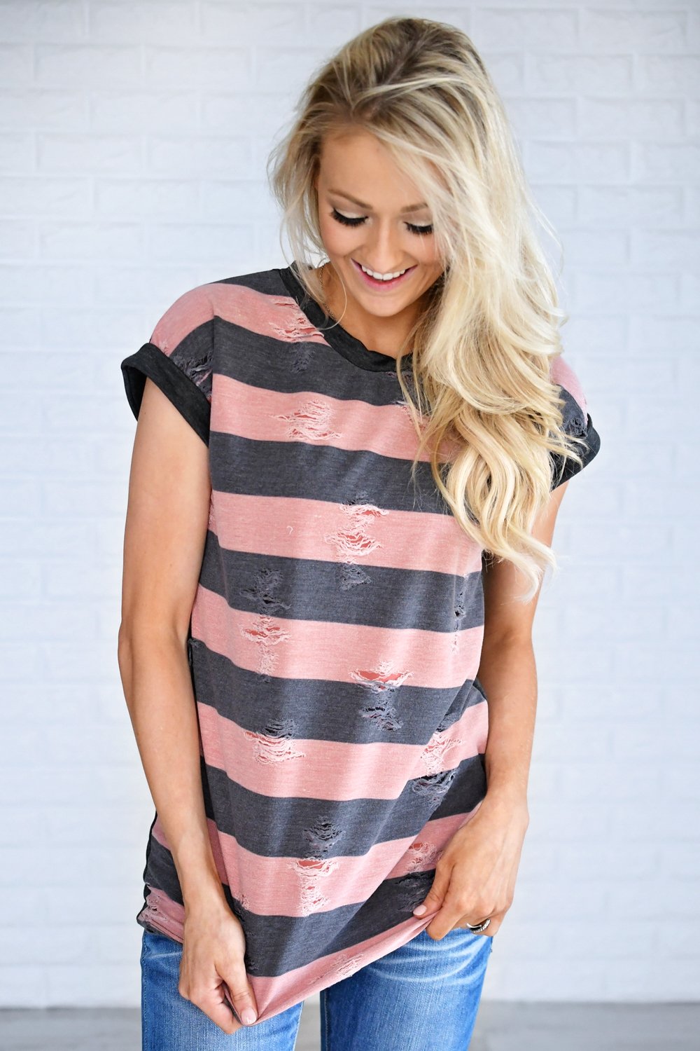 Love and Stripes Top
