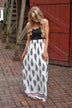 Black Feather Maxi