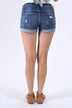 Sneak Peek Distressed Cuffed Shorts