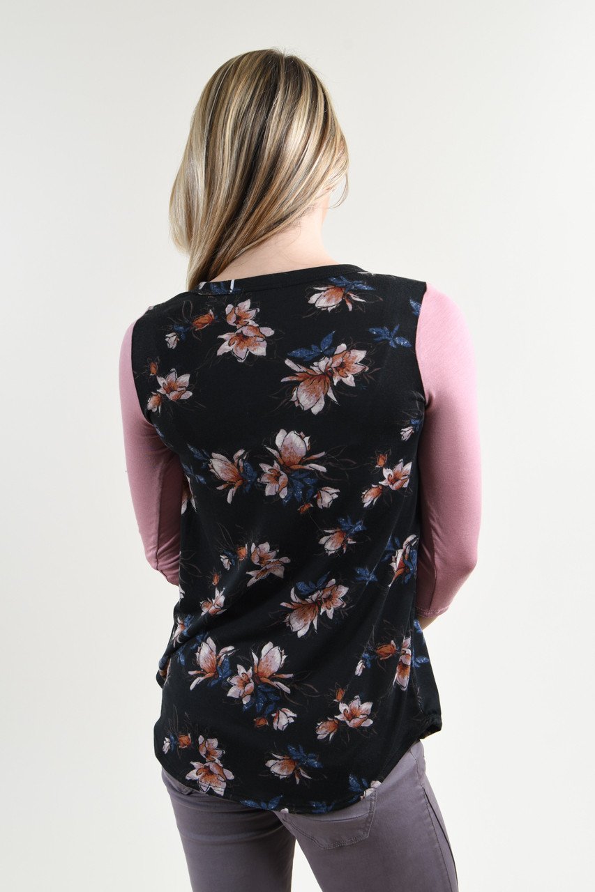 Just a Tease Floral Top