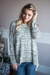 Black Speckled Sweater