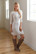 Cream Sweater Dress